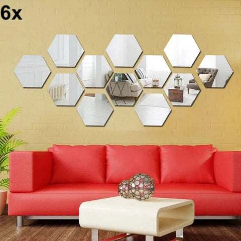 Self Adhesive Non-Glass Acrylic Mirror Sticker Sheets @iamnaveedhanif