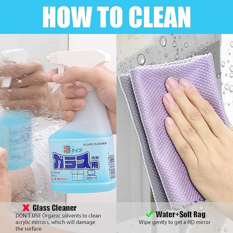 Self Adhesive Non-Glass Acrylic Mirror Sticker Sheets @iamnaveedhanif