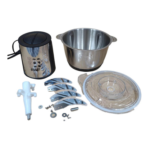 Food Processor And Meat Chopper - 4 Blades And 2 Liter Stainless Steel Bowl @iamnaveedhanif